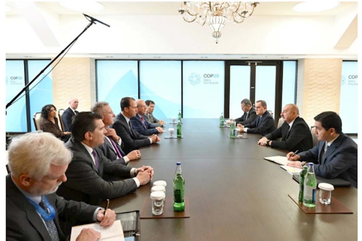Prezident ABŞ Nümayəndələr Palatası üzvünün başçılıq etdiyi nümayəndə heyəti ilə görüşüb — YENİLƏNİB