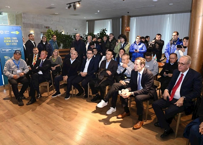 AKAF COP29-la bağlı avarçəkmə yürüşü təşkil etdi — FOTOLAR