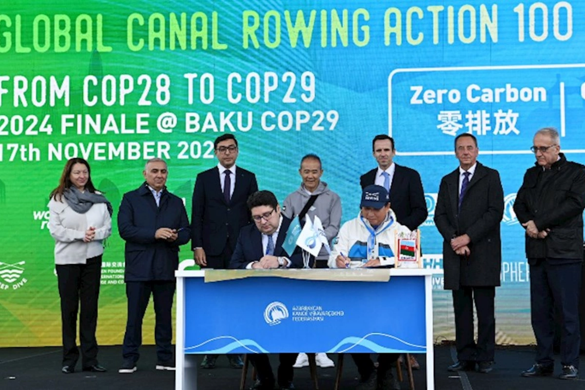 AKAF COP29-la bağlı avarçəkmə yürüşü təşkil etdi — FOTOLAR