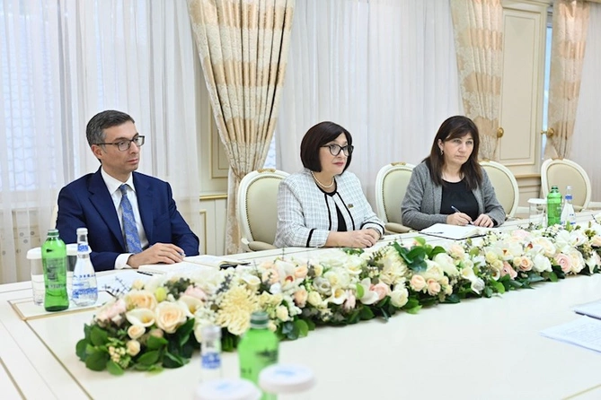 Sahibə Qafarova ATƏT PA-nın vitse-prezidenti ilə görüşüb — FOTOLAR