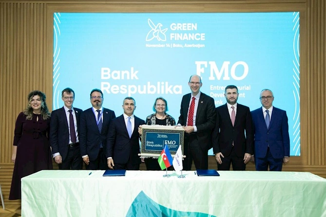COP29 çərçivəsində Bank Respublika və FMO arasında böyük kredit sazişi imzalandı — FOTOLAR