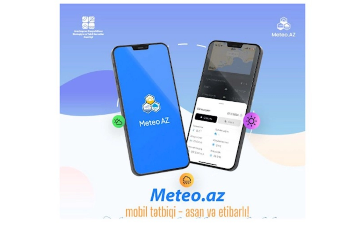 Meteo.az mobil tətbiqi istifadəyə verildi — FOTO