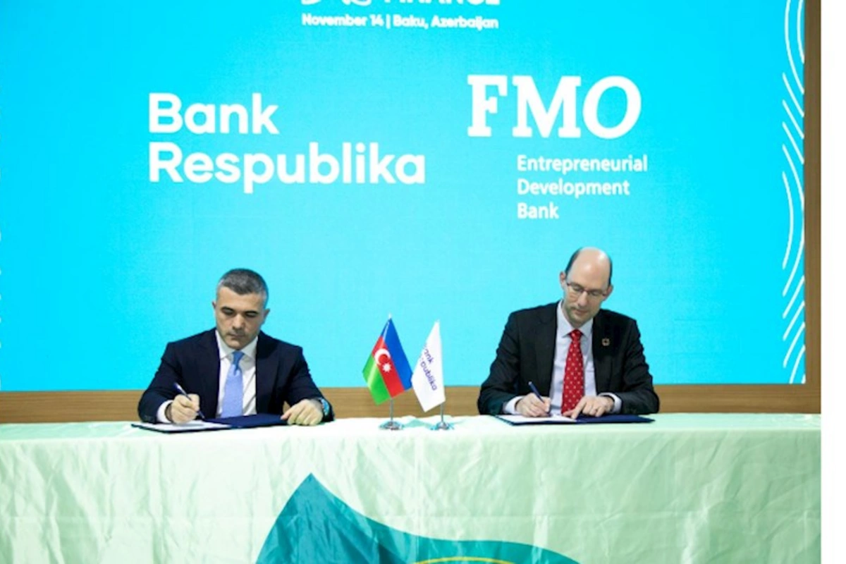 COP29 çərçivəsində Bank Respublika və FMO arasında böyük kredit sazişi imzalandı — FOTOLAR