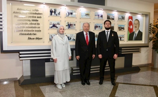 Çeçenistan nümayəndə heyəti Milli Onkologiya Mərkəzində oldu — FOTOLAR Çeçenistan nümayəndə heyəti Milli Onkologiya Mərkəzində oldu — FOTOLAR