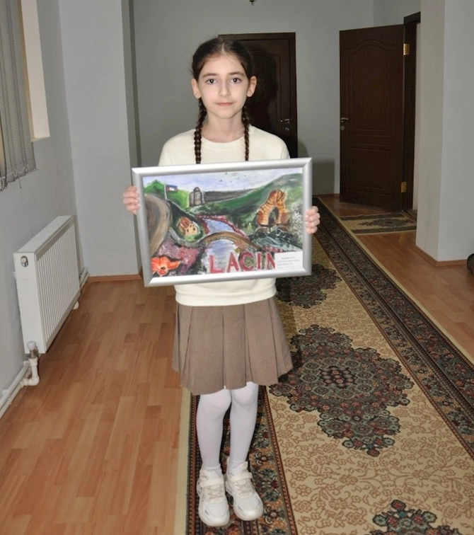 Hacıqabul RİH başçısı Sevindik Hətəmov istedadlı şagirdlərlə görüşdü — FOTOLAR