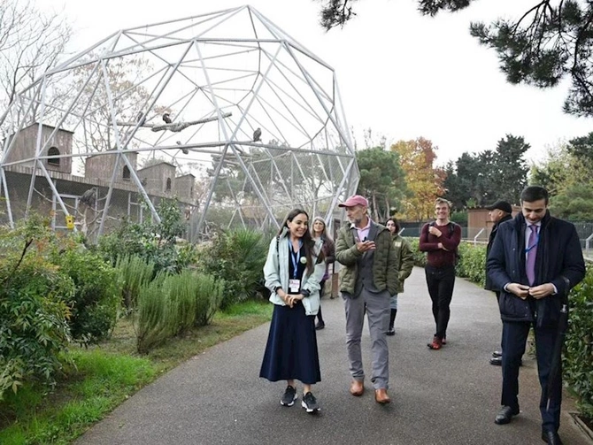 Leyla Əliyeva Bakı zooparkından paylaşım etdi — FOTOLAR