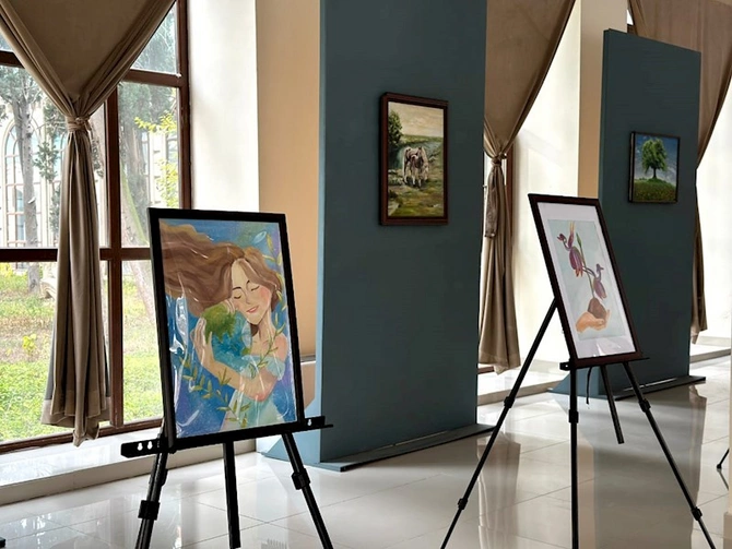 Gəncə Dövlət Filarmoniyasında COP29-a həsr olunan sərgi keçirildi — FOTOLAR Gəncə Dövlət Filarmoniyasında COP29-a həsr olunan sərgi keçirildi — FOTOLAR