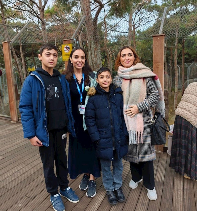 Leyla Əliyeva Bakı zooparkından paylaşım etdi — FOTOLAR