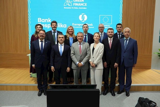 Bank Respublika və EBRD COP29 çərçivəsində yaşıl kredit sazişi imzalayıb — FOTOLAR Bank Respublika və EBRD COP29 çərçivəsində yaşıl kredit sazişi imzalayıb — FOTOLAR