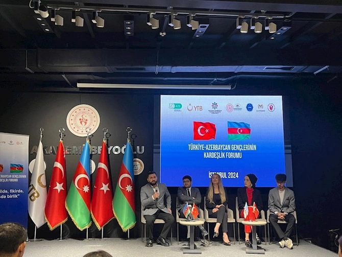 İstanbulda “Türkiyə-Azərbaycan Gənclərinin Qardaşlıq Forumu” keçirilib — FOTOLAR/VİDEO