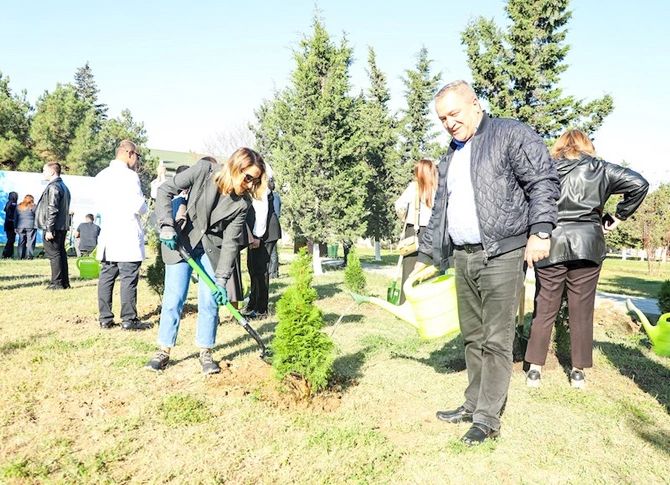 TƏBİB-in müəssisələri ağacəkmə aksiyalarına start verdi — FOTOLAR