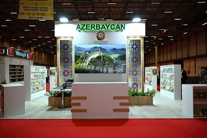Azərbaycanın ilk dəfə fəxri qonaq ölkə olduğu 41-ci İstanbul Beynəlxalq Kitab Sərgisinin açılışı keçirilib — FOTOLAR