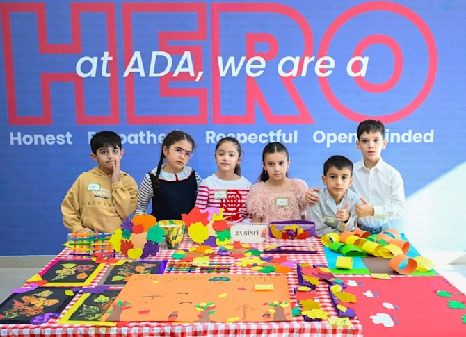 ADA İbtidai Məktəbində ilk Payız festivalı — Məhsul bayramı keçirilib (FOTOLAR/VİDEO)