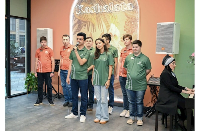 Leyla Əliyeva “Kaşalata” kafeni ziyarət edib — FOTOLAR