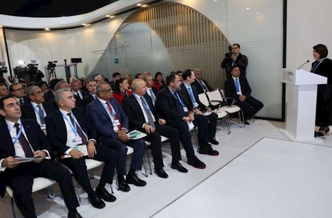 “Gələcəyə səfər: dayanıqlı sabah üçün dənizçilikdə dekarbonizasiya” mövzusunda müzakirələr aparılıb — FOTOLAR