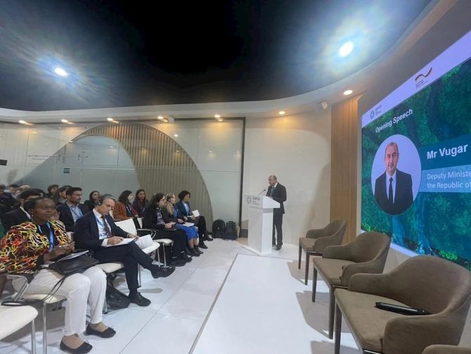 COP29-da iqlim dəyişikliyinin transsərhəd su resurslarına təsiri ilə bağlı məqsəd və hədəflər müzakirə edilib — FOTOLAR