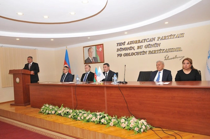 Abşeronda Yeni Azərbaycan Partiyasının yaranmasının 32-ci ildönümü münasibətilə tədbir keçirilib — FOTOLAR Abşeronda Yeni Azərbaycan Partiyasının yaranmasının 32-ci ildönümü münasibətilə tədbir keçirilib — FOTOLAR