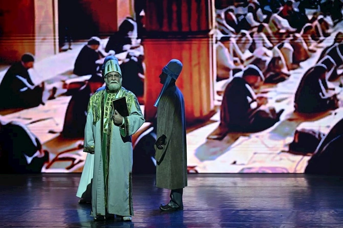 Heydər Əliyev Sarayında “Nəsimi” operasının premyerası keçirildi — FOTOLAR