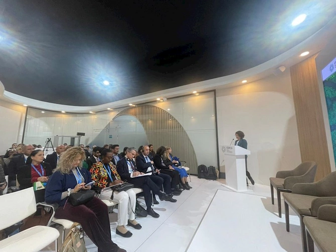 COP29-da iqlim dəyişikliyinin transsərhəd su resurslarına təsiri ilə bağlı məqsəd və hədəflər müzakirə edilib — FOTOLAR