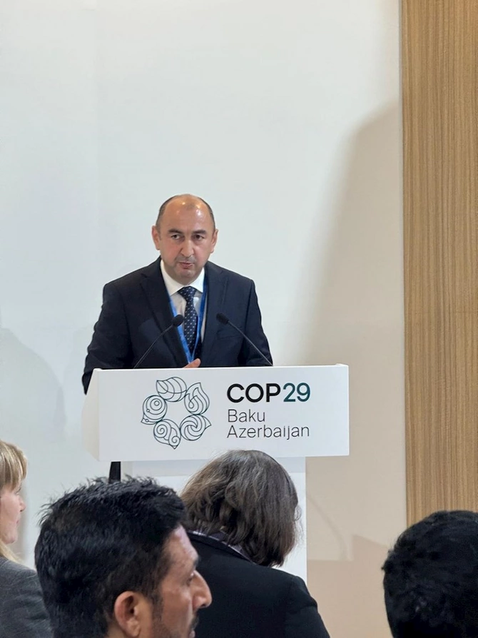 COP29-da iqlim dəyişikliyinin transsərhəd su resurslarına təsiri ilə bağlı məqsəd və hədəflər müzakirə edilib — FOTOLAR
