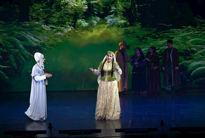 Heydər Əliyev Sarayında “Nəsimi” operasının premyerası keçirildi — FOTOLAR