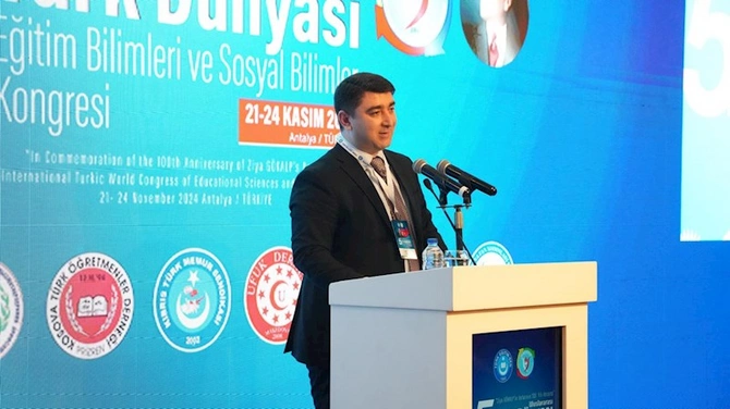 ATİAHİ nümayəndə heyəti Türkiyədə V Beynəlxalq Türk Dünyası Təhsil və Sosial Elmlər Konfransında iştirak edib — FOTOLAR