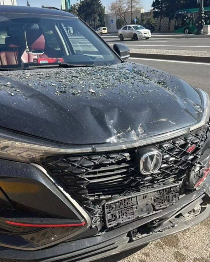 Taleh Yüzbəyovun xanımı ağır qəzaya düşdü — FOTO
