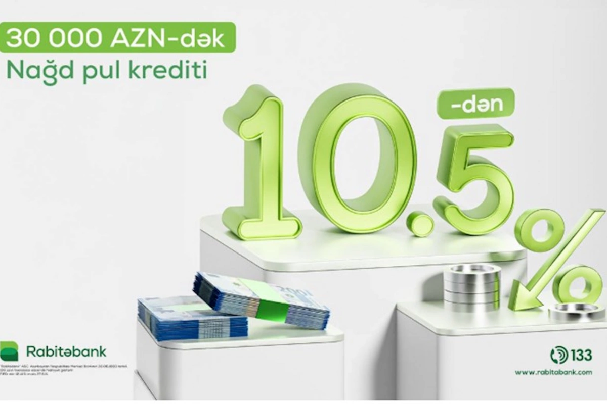 Rabitəbankın komissiyasız nağd pul krediti üzrə kampaniyası davam edir