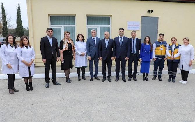 Yeni təcili tibbi yardım stansiyası istifadəyə verildi — FOTOLAR