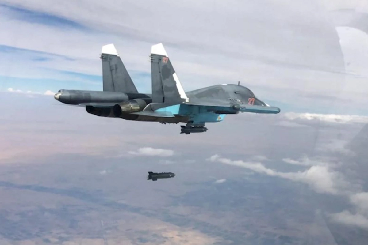 Rusiya Su-34lə Ukrayna ordusuna hücum etdi