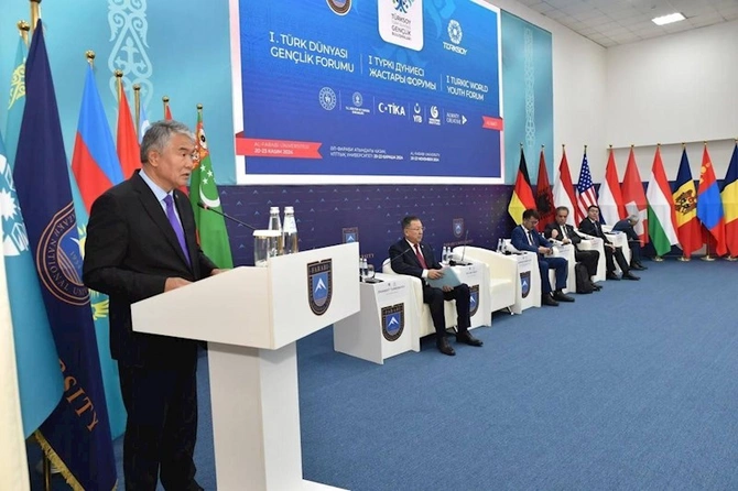 Azərbaycanlı gənclər “I TÜRKSOY Türk Dünyası Gənclik Görüşü”ndə iştirak ediblər — FOTOLAR