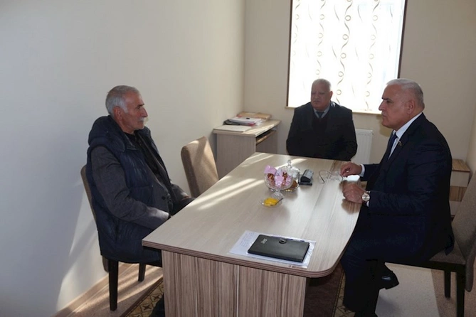Millət vəkili Vüqar Rəhimzadə Culfada seçiciləri ilə görüşüb — FOTOLAR