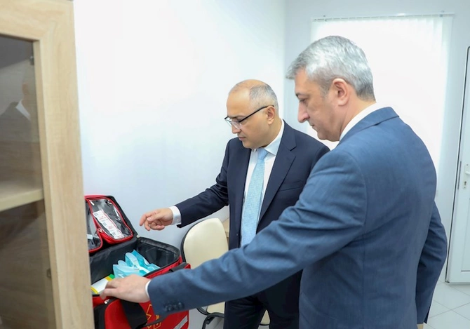 Yeni təcili tibbi yardım stansiyası istifadəyə verildi — FOTOLAR