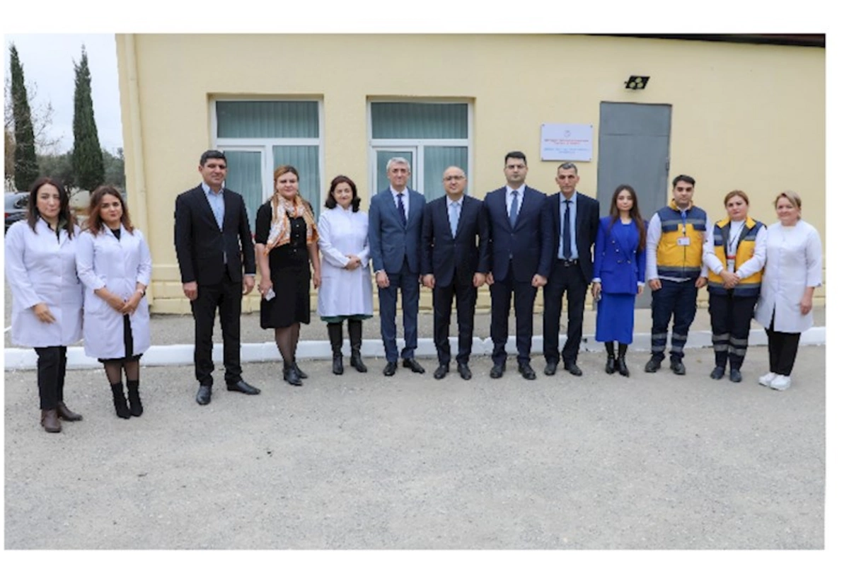 Yeni təcili tibbi yardım stansiyası istifadəyə verildi — FOTOLAR