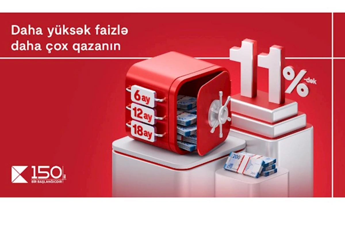 Yeni ilə yüksək gəlirlə: Kapital Bank depozit faizlərini 11%-ə qaldırdı