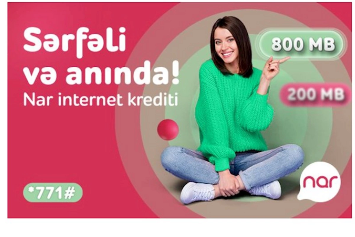 “Nar” abunəçiləri üçün “İnternet Kredit” xidmətini təqdim edir
