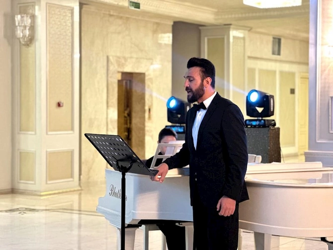 Gəncə Dövlət Filarmoniyasında Məhəmməd Füzulinin 530 illiyi qeyd edildi — FOTOLAR