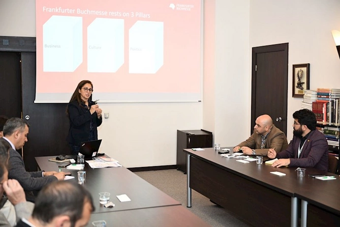 İstanbulda Frankfurt Beynəlxalq Kitab Sərgisinin regional koordinatoru ilə görüş olub — FOTOLAR