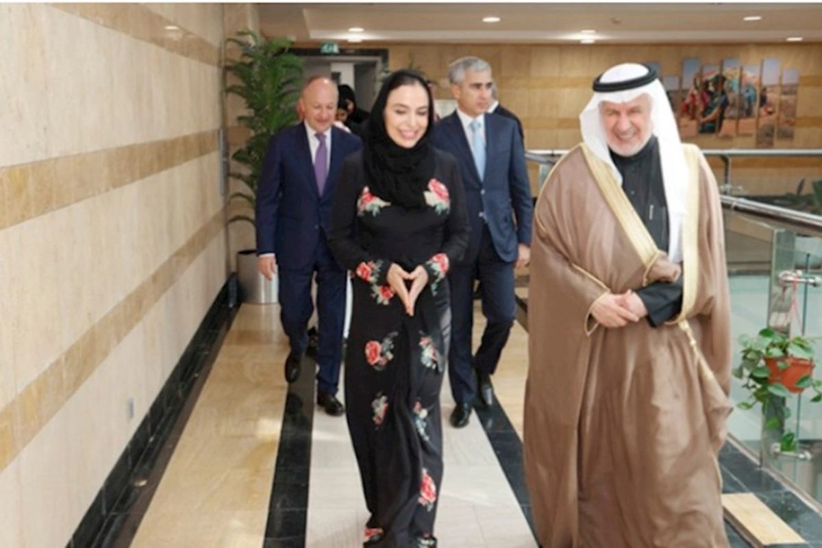 Leyla Əliyeva Ər-Riyadda Kral Salman Mərkəzinin rəhbəri ilə görüşdü — FOTOLAR