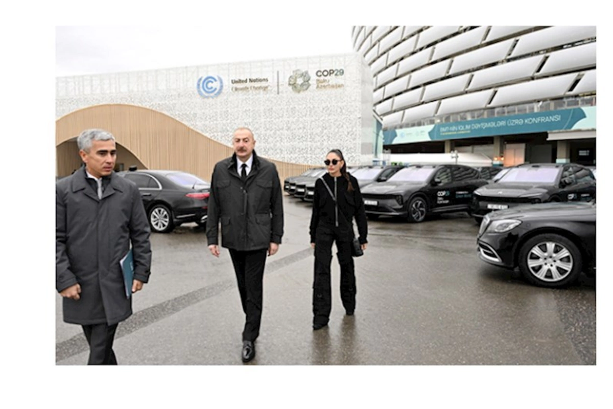 Prezident və xanımı Bakı Olimpiya Stadionunda — FOTOLAR (YENİLƏNDİ)