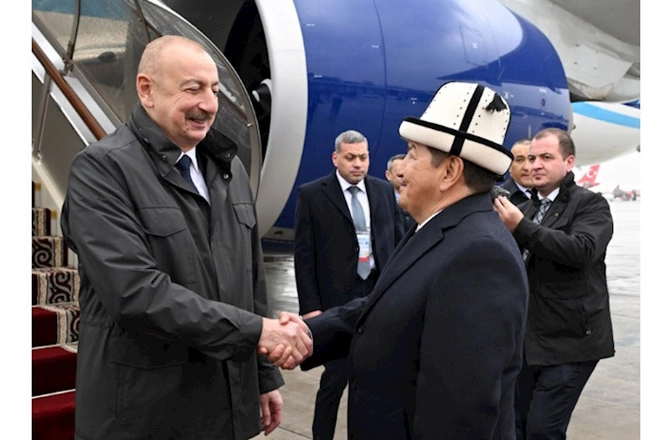 İlham Əliyev Qırğızıstana getdi — FOTOLAR İlham Əliyev Qırğızıstana getdi — FOTOLAR