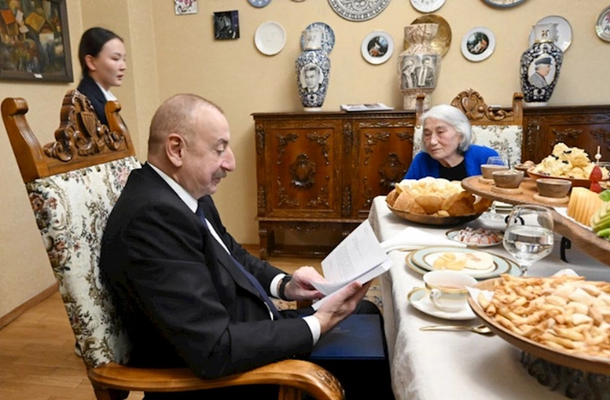 İlham Əliyevə “Çingiz Aytmatov” ordeni təqdim edildi — FOTOLAR (YENİLƏNİB)