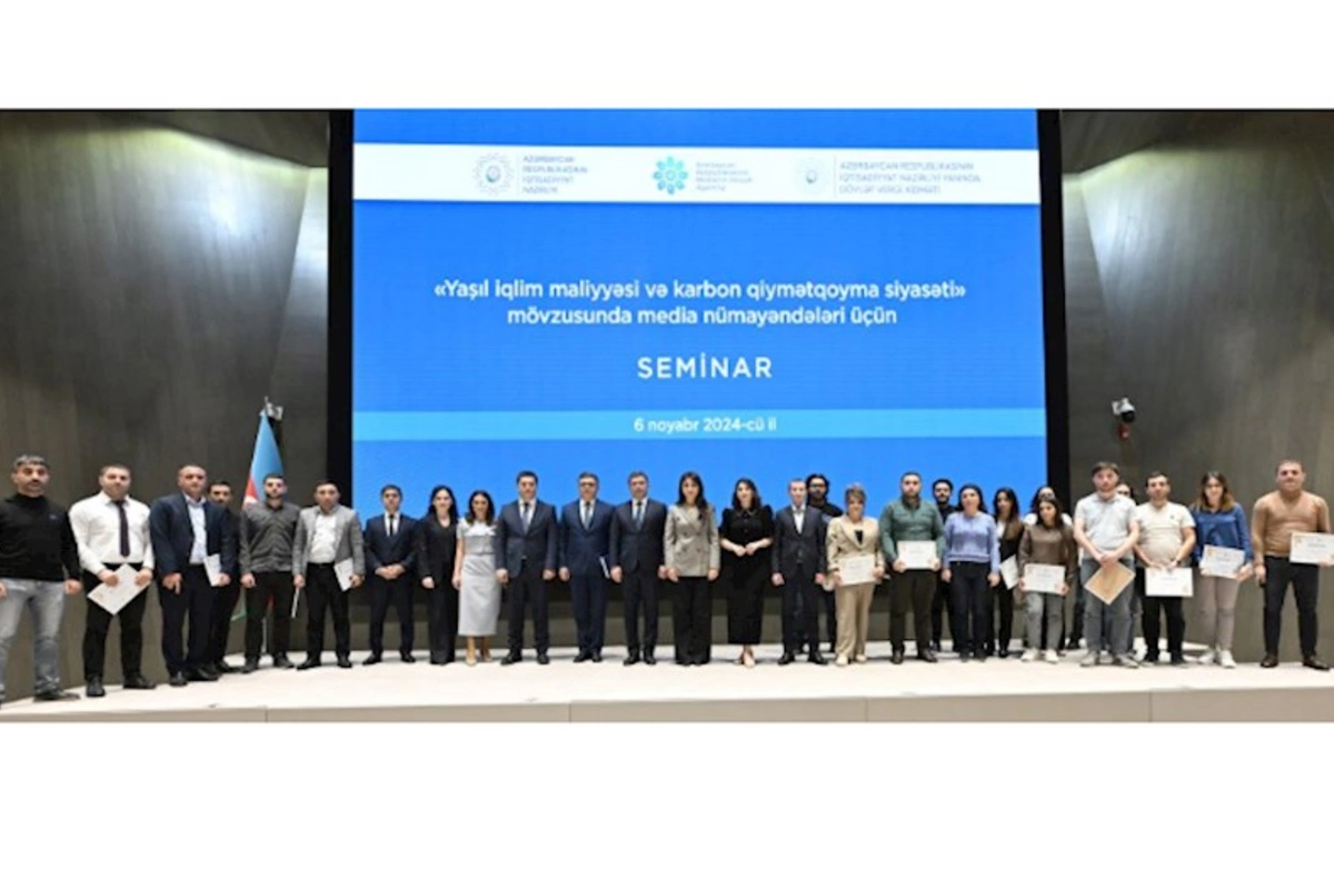 Media nümayəndələri üçün COP29 ərəfəsində seminar keçirildi — FOTOLAR