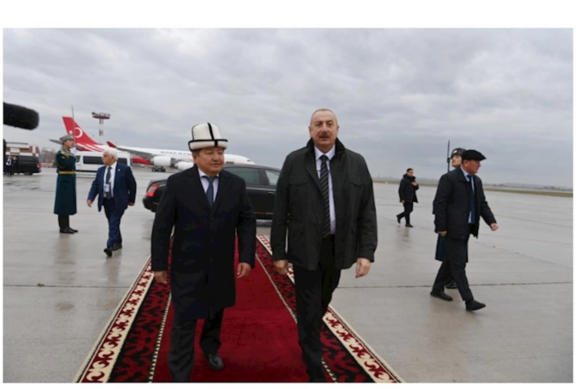 Prezidentin Qırğızıstana səfəri başa çatdı — FOTO