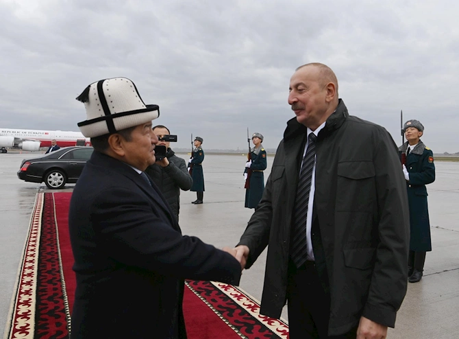 Prezidentin Qırğızıstana səfəri başa çatdı — FOTO Prezidentin Qırğızıstana səfəri başa çatdı — FOTO