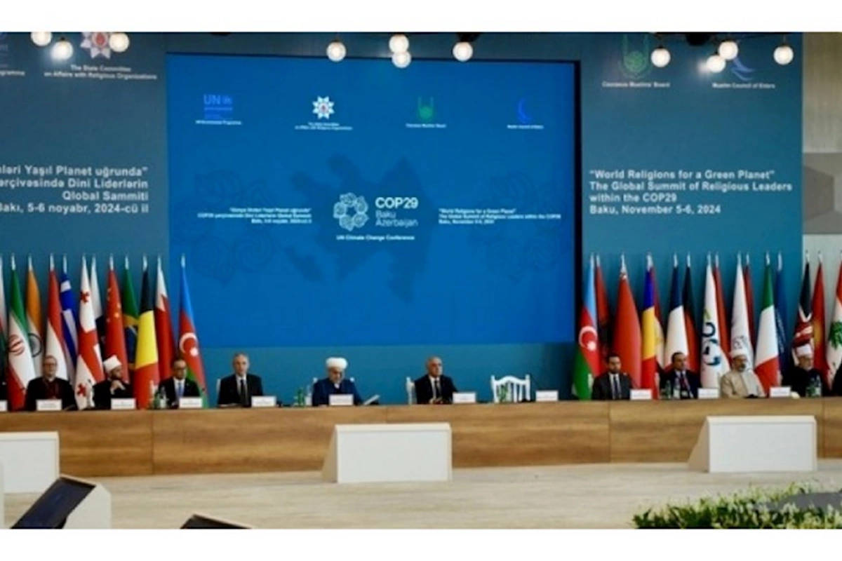 Dünya dini liderlərinin COP29 Bakı iştirakçılarına müraciəti qəbul edildi