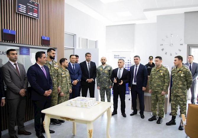 Bank Respublika Qarabağda ilk filialını açdı — FOTOLAR