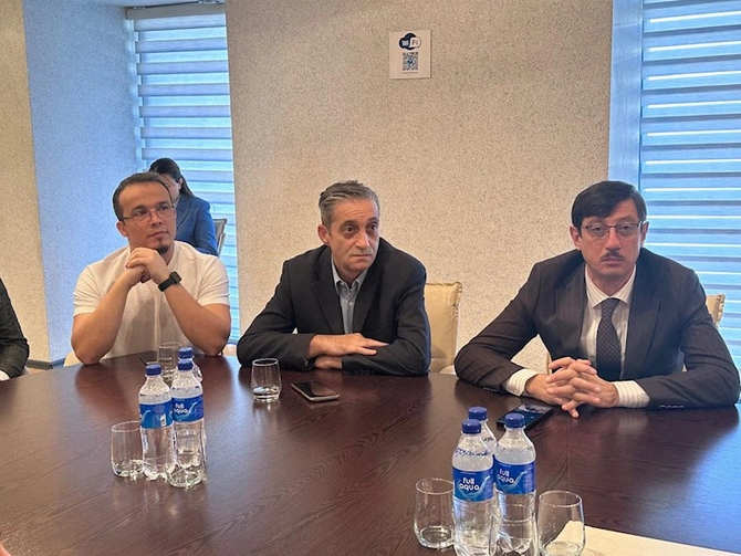 Mətbuat Şurasında Yeni Müsavat qəzetinin 35 illiyi ilə bağlı tədbir keçirilib — FOTOLAR Mətbuat Şurasında Yeni Müsavat qəzetinin 35 illiyi ilə bağlı tədbir keçirilib — FOTOLAR
