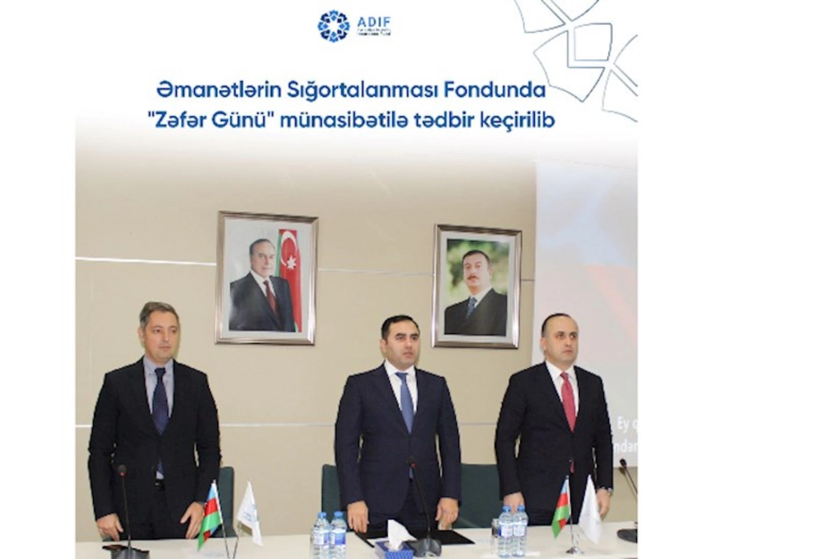 Əmanətlərin Sığortalanması Fondunda Zəfər Günü münasibətilə tədbir keçirilib — FOTOLAR