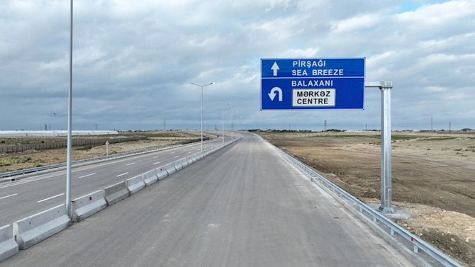 Prezident yeni yolun və parkın açılışında iştirak etdi — YENİLƏNDİ (FOTOLAR)